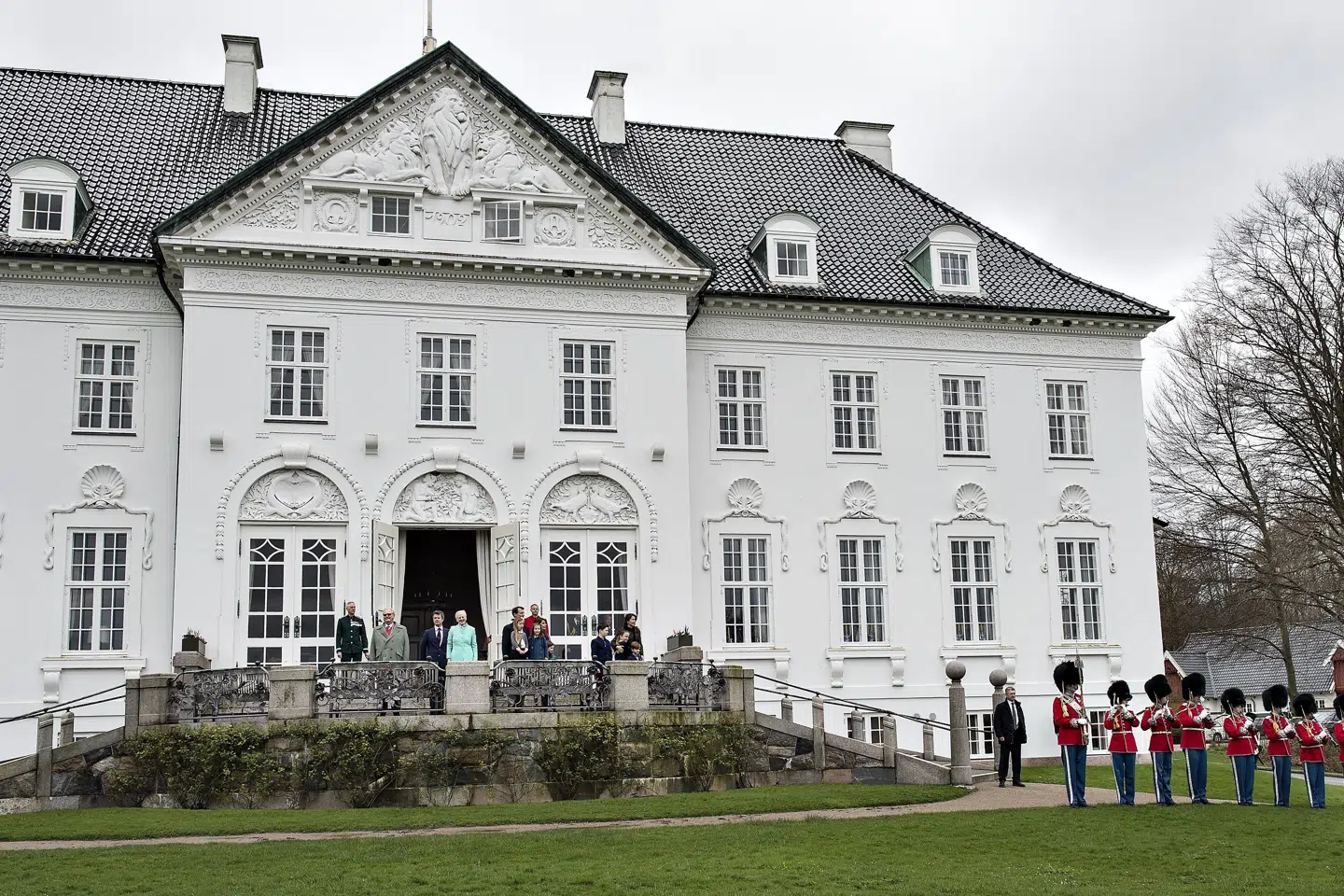 Marselisborg Slot danner normalt ramme om dronningens jul, og også den netop overståede højtid tilbragte regenten på slottet i den sydlige del af Smilets By. (Arkivfoto). Henning Bagger/Ritzau Scanpix