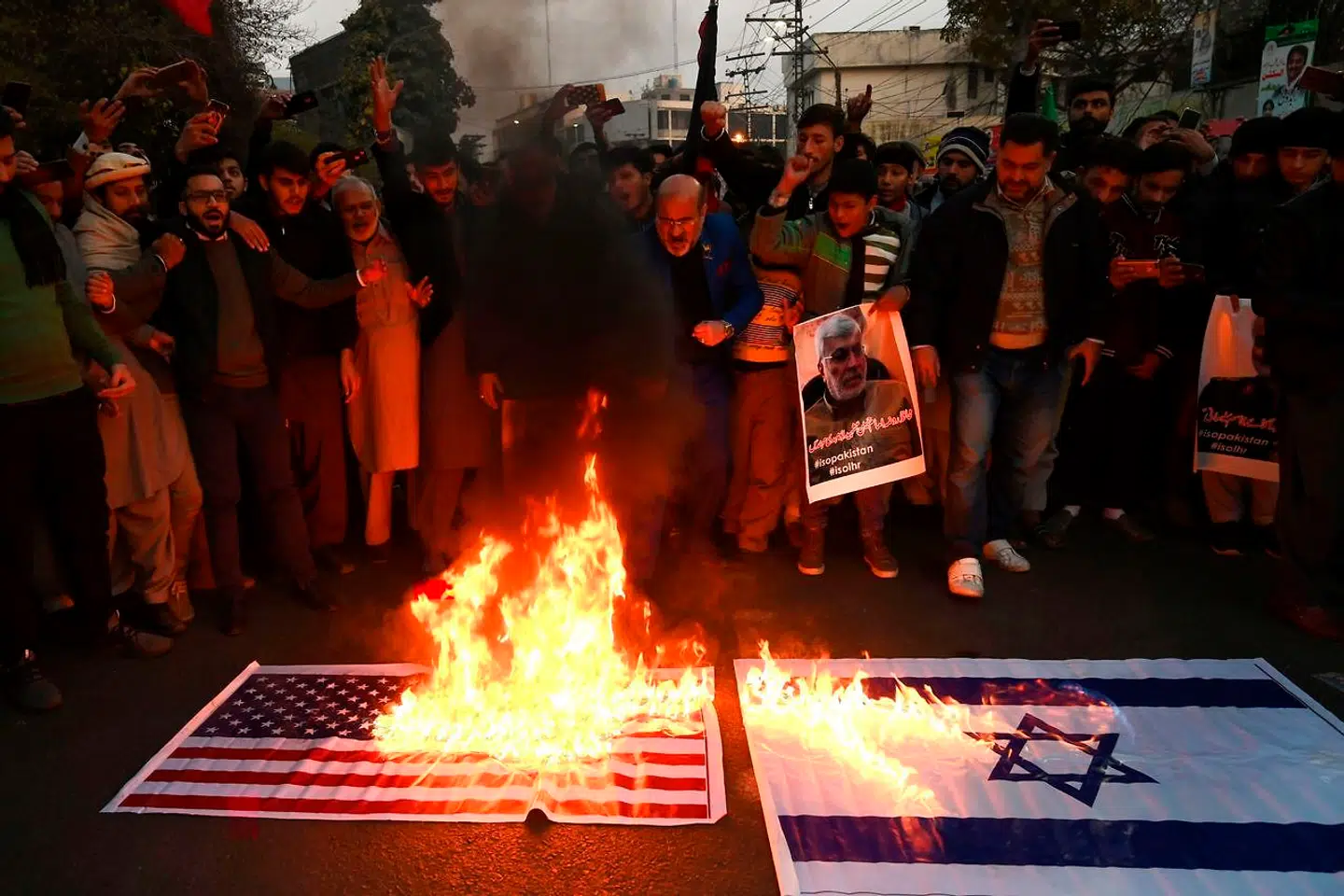 Anti-amerikansk demonstration i Iran.