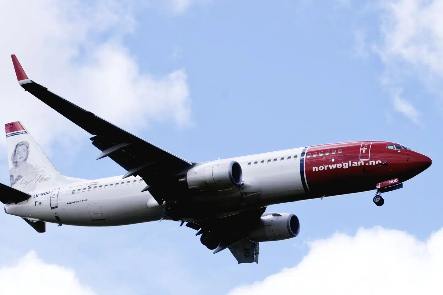 Norwegian-aktien åbner 2020 med et hop op i værdi. Stigningen er den første, siden Turkish Airlines præsenterede en aftale om erstatning fra Boeing for tab i forbindelse med flytypen 737 MAX's flyveforbud. Sådan en aftale forsøger Norwegian ifølge mediet E24 også at få. (Arkivfoto) Kyrre Lien/Ritzau Scanpix