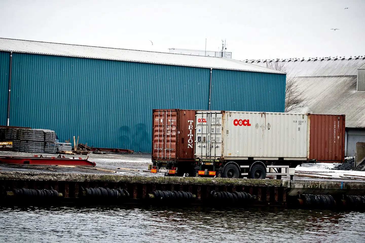 Arkivfoto af Køge Havn