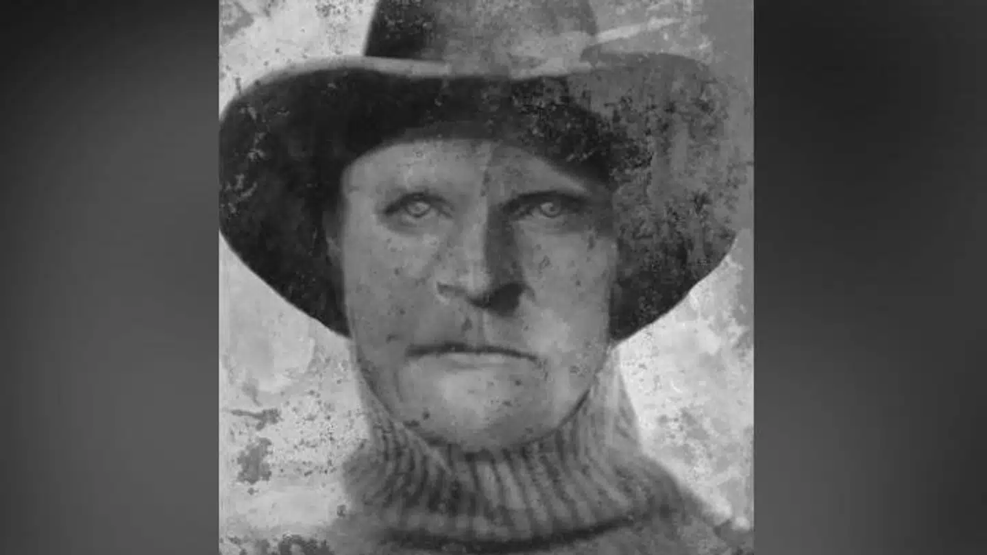 Sådan så Joseph Henry Loveless muligvis ud. Billedet er lavet ud fra beskrivelser af hans familiemedlemmer, og hvordan han blev beskrevet på den efterlysningsplakat, der blev trykt af ham, efter han flygtede fra fængslet.