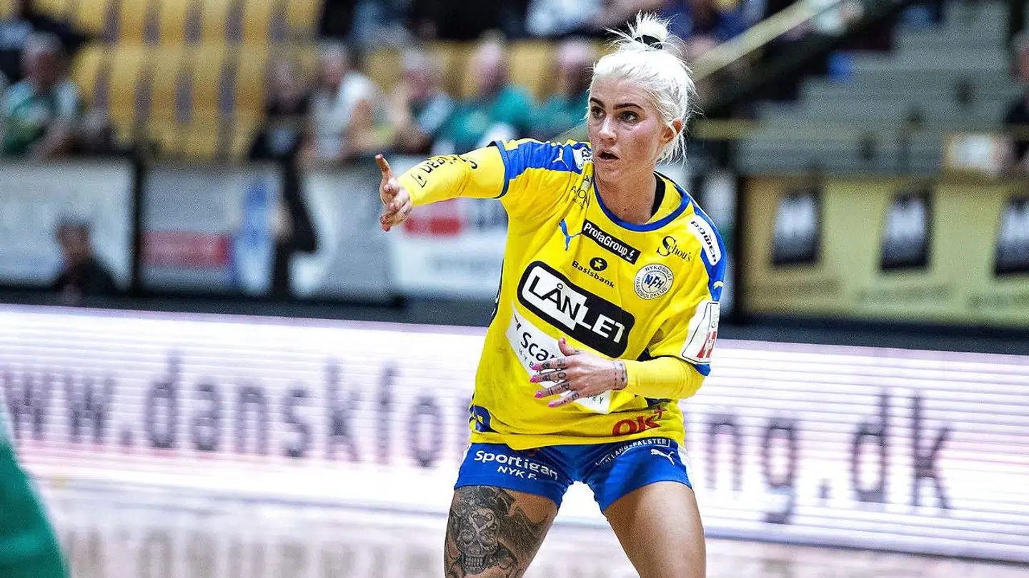 Kristina Kristiansen spiller til daglig for Nykøbing Falster HK.
