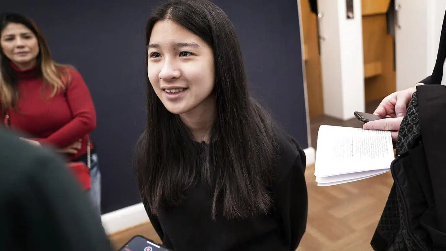 Atcharapan 'Mint' Yuangyai var til stede på Christiansborg 19. december, da lempelsen af udlændigeloven blev vedtaget.