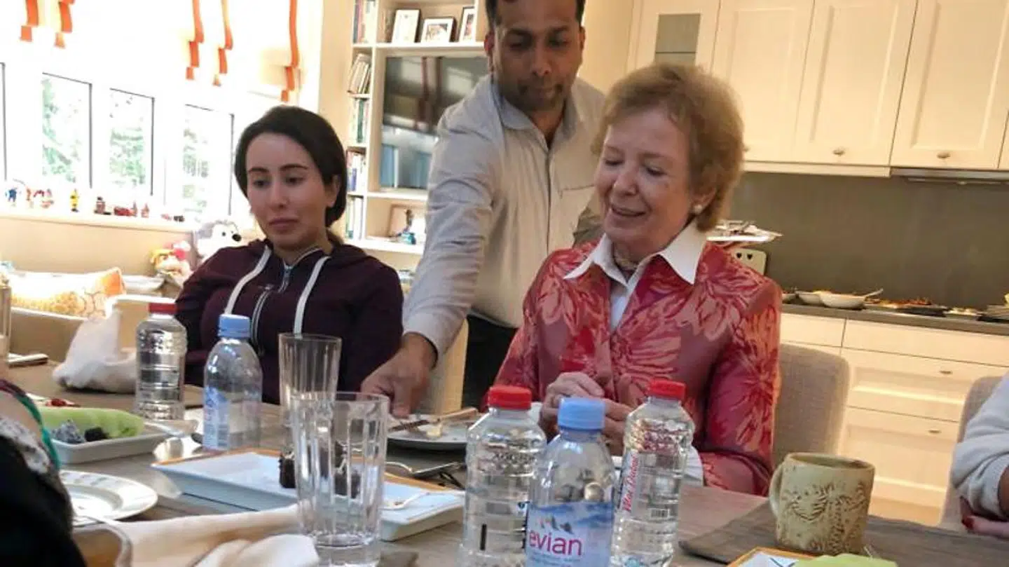 Billede af Prinsesse Latifa i Dubai i julen sidste år.