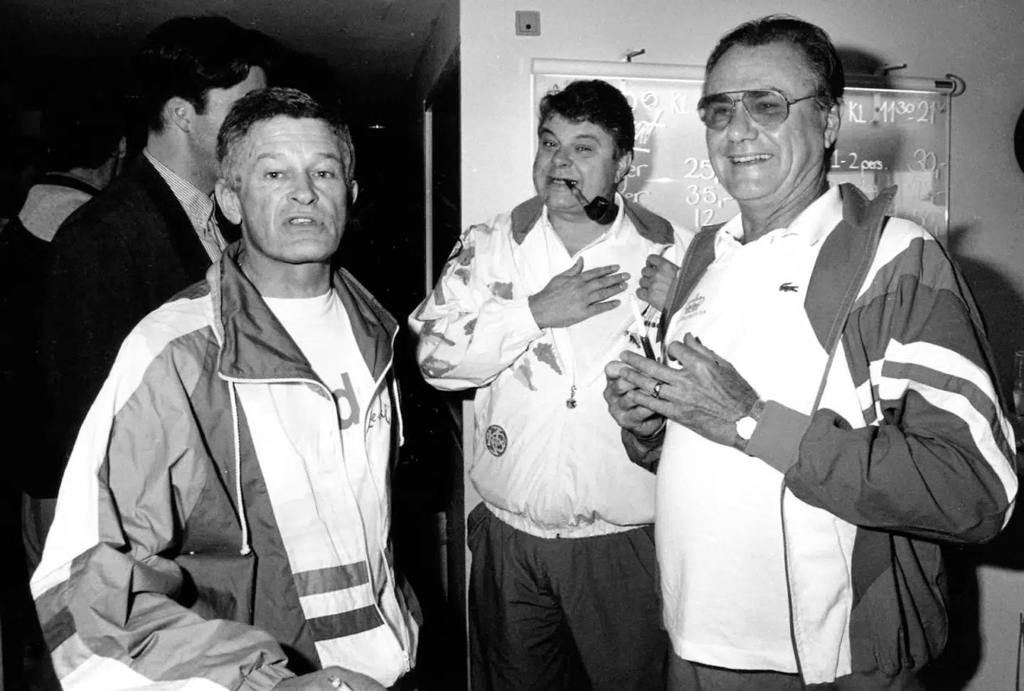 Peter Zobel sammen med prins Henrik og Christian Kjær.