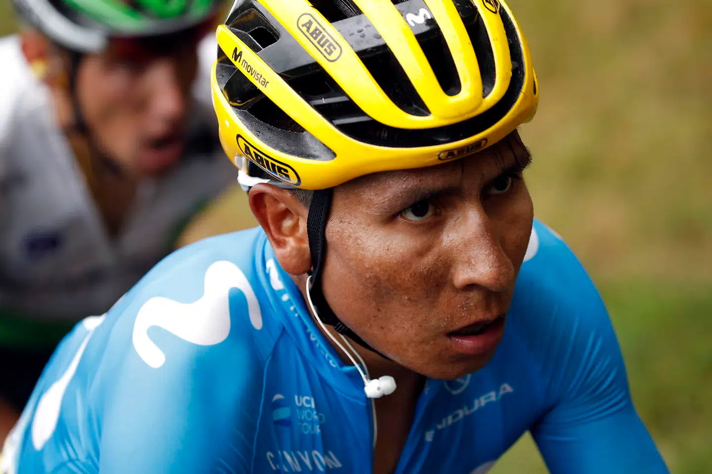 En gul hjelm. Det var det tætteste, Nairo Quintana i sommer kom på at bære den ikoniske farve, som Tour de Frances førertrøje har.