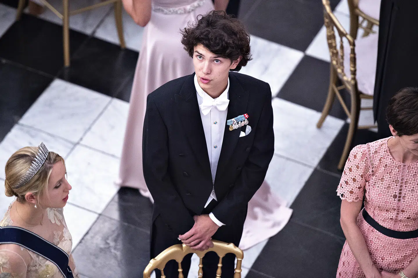 Prins Nikolai til gallataffel på Christiansborg Slot i anledning af kronprinsens 50-års fødselsdag. (Arkivfoto) Henning Bagger/Ritzau Scanpix