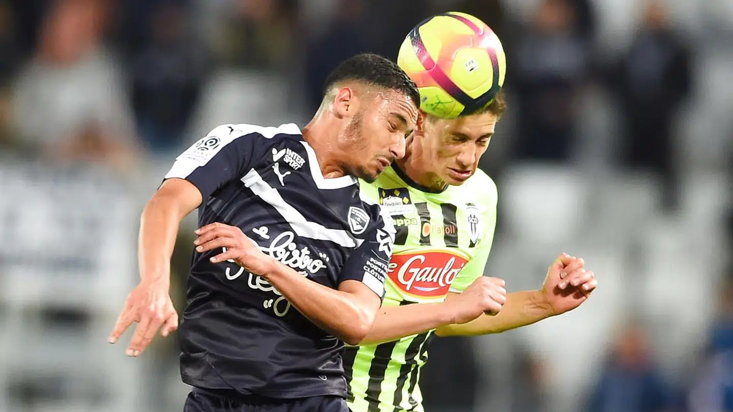 Yassine Benrahou (t.v.) har spillet fire kampe for Bordeaux's førstehold.