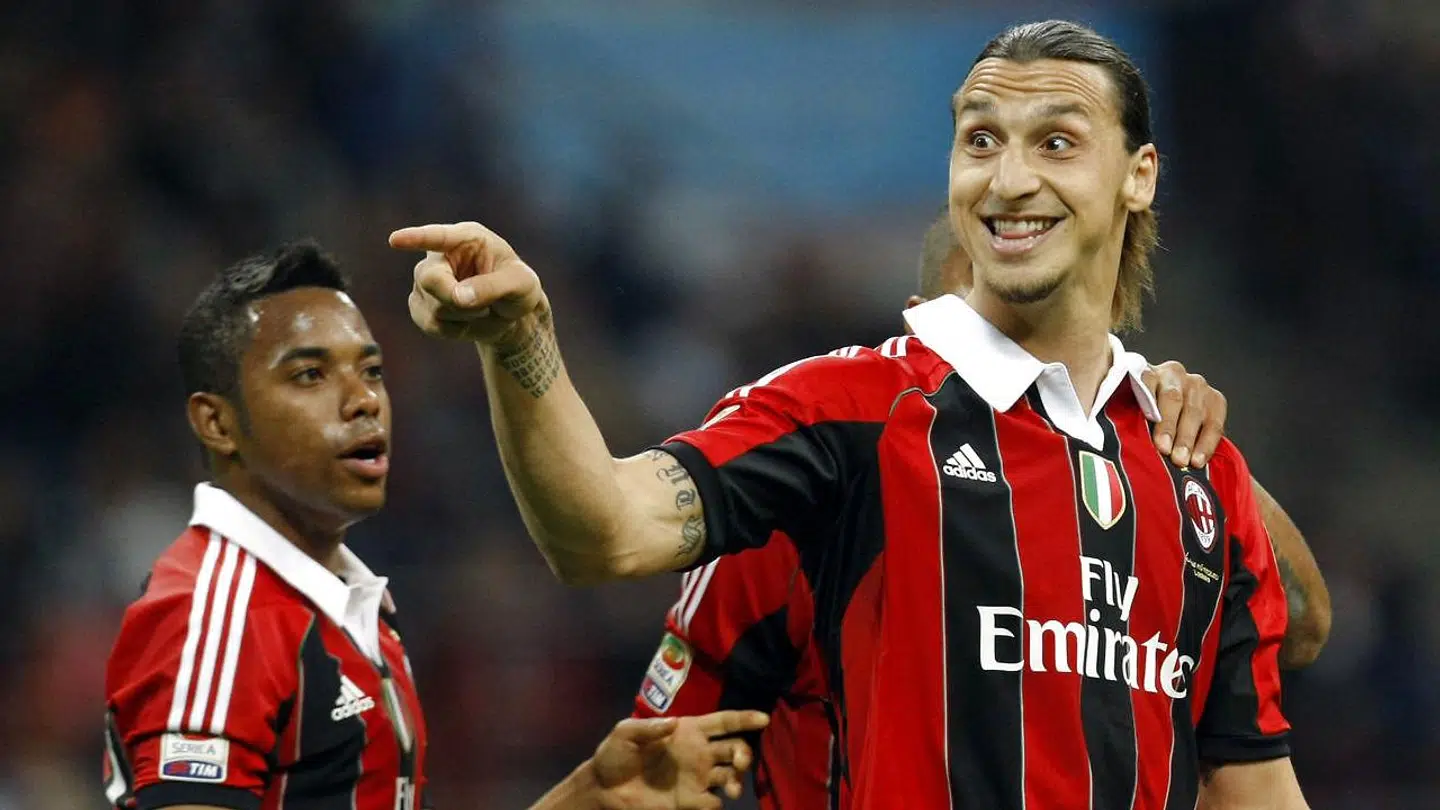 Sådan så det ud, sidst Zlatan Ibrahimovic spillede i den italienske storklub.