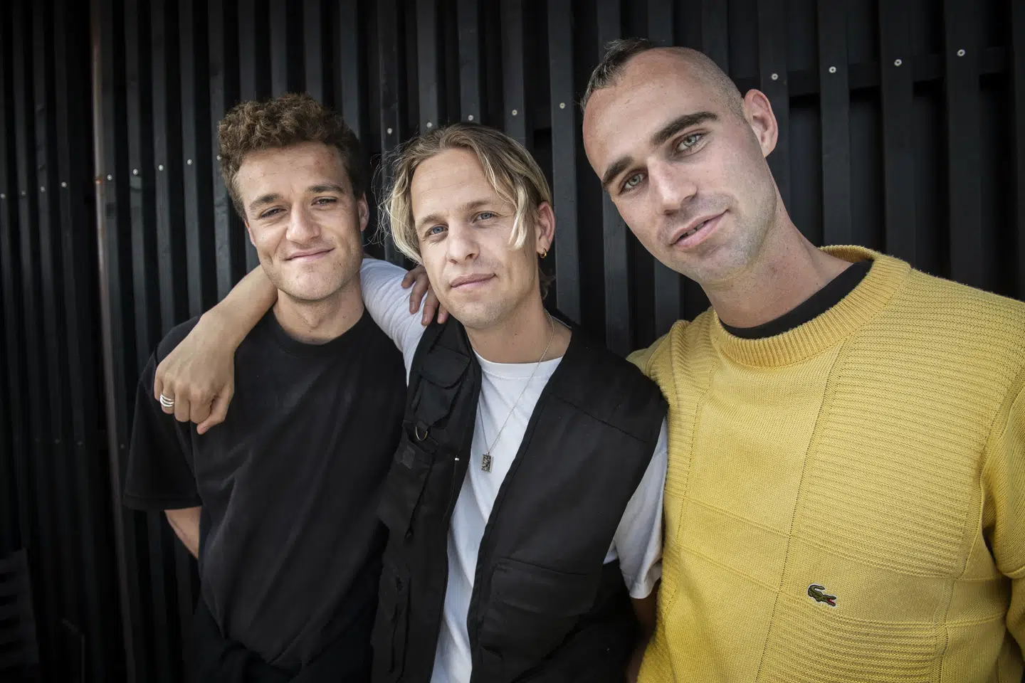 Scarlet Pleasure har væltet Danmark med hits som Limbo og Deja Vu, men deres eget yndlingsnummer fra bagkataloget er en dyb og melankolsk sang. Liselotte Sabroe/Ritzau Scanpix