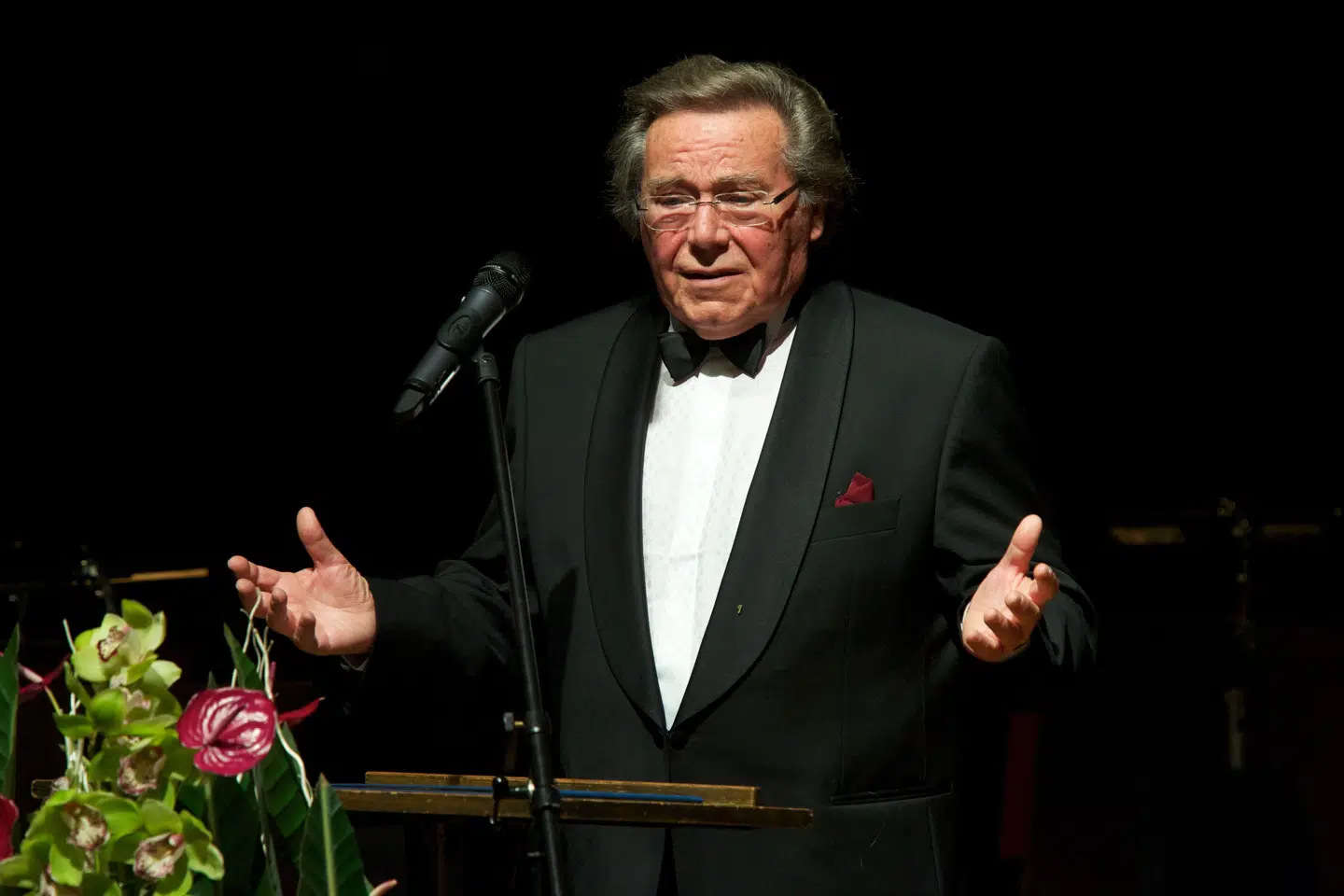 Peter Schreier stoppede med at synge opera, da han blev 65, men livet fortsatte for ham. Juledag døde han i Dresden som 84-årig. billedet er fra 2011. Peter Endig/Ritzau Scanpix