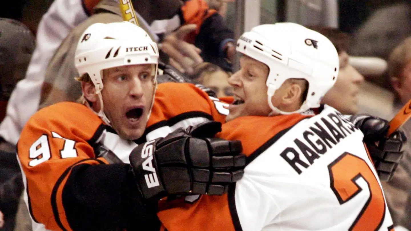 Jeremy Roenick i sin tid for Philadelphia Flyers.
