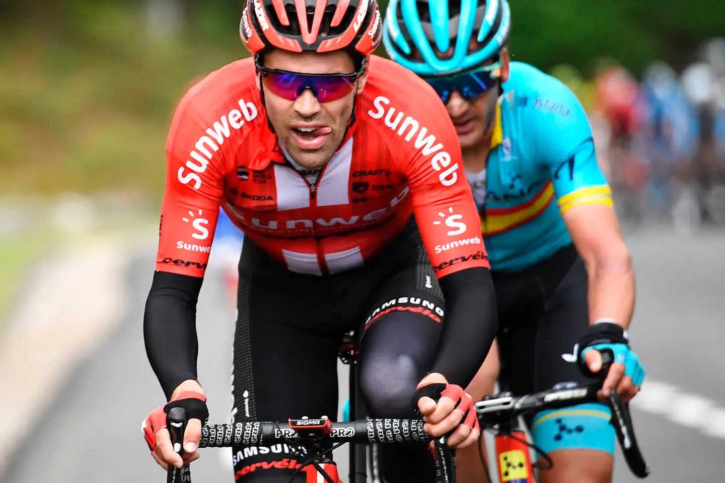 Tom Dumoulin under Critérium du Dauphiné i år. Et løb, hvor han udgik og det gik op for ham, at han ikke ville nå at blive klar til Tour de France.