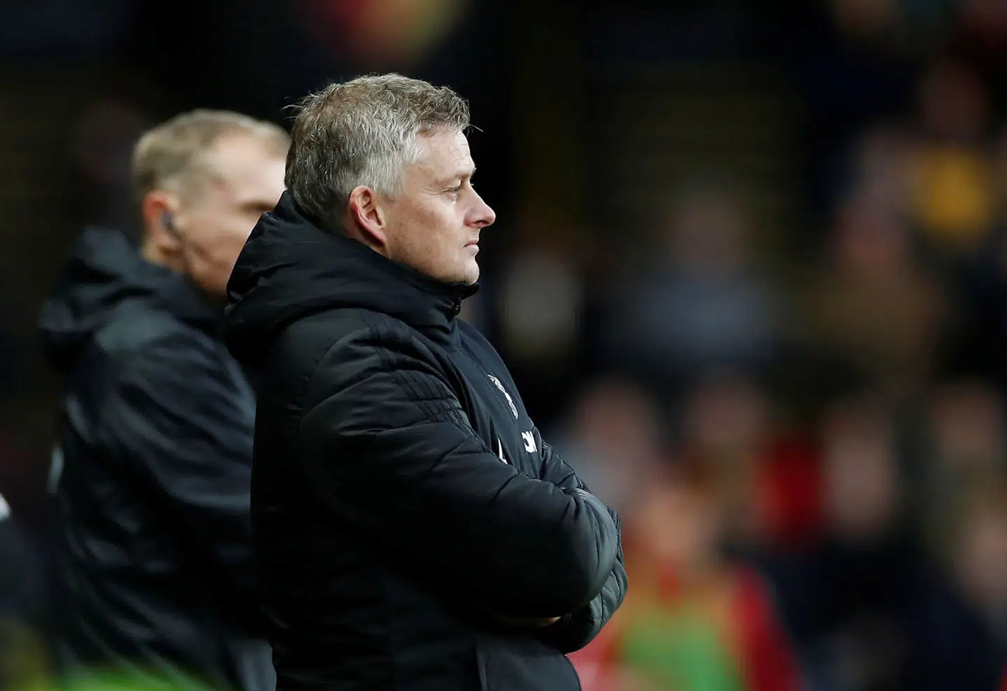 Soccer Football - Premier League - Watford v Manchester United - Vicarage Road, Watford, Britain - December 22, 2019 Manchester United manager Ole Gunnar Solskjaer Action Images via Reuters/Paul Childs EDITORIAL USE ONLY.No use with unauthorized audio, video, data, fixture lists, club/league logos or "live" services. Online in-match use limited to 75 images, no video emulation.No use in betting, games or single club/league/player publications. Please contact your account representative for further details.