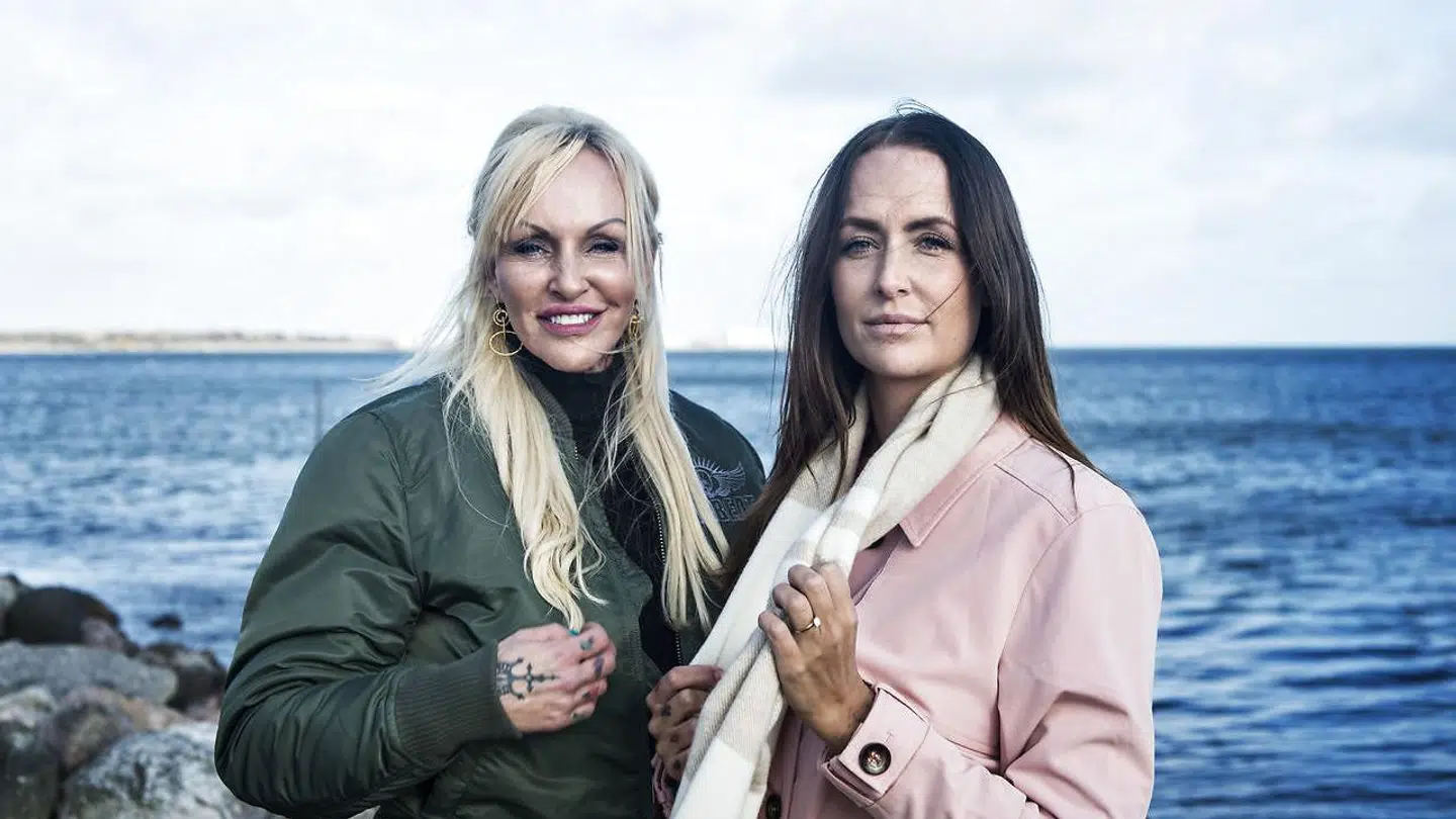 Linse sammen med datteren Stephanie 'Geggo' Christiansen.