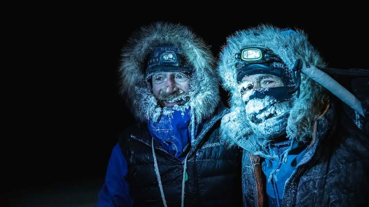 Mike Horn og Børge Ousland. Arkivfoto.