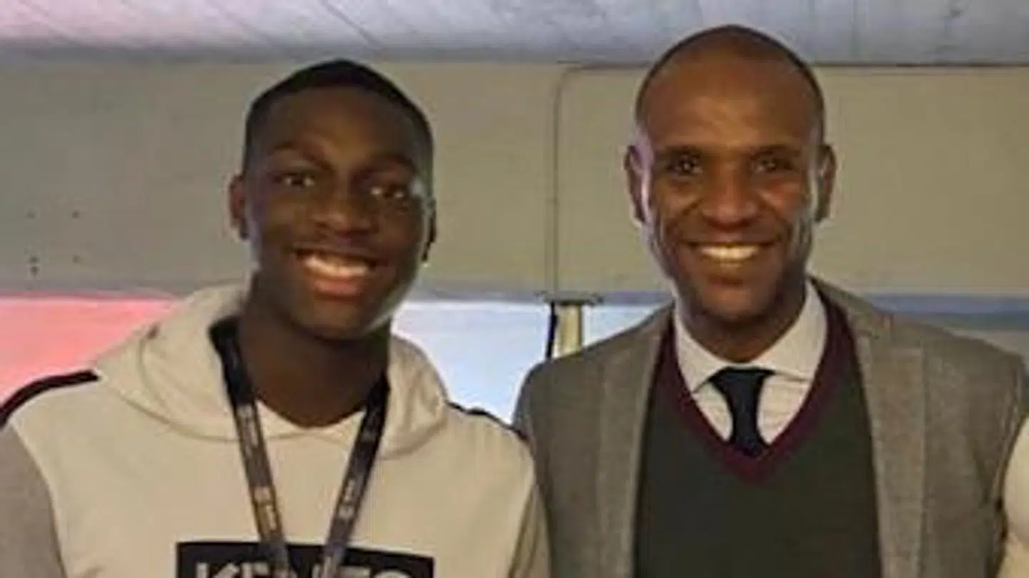 Mohamed Daramy mødte Eric Abidal onsdag aften.