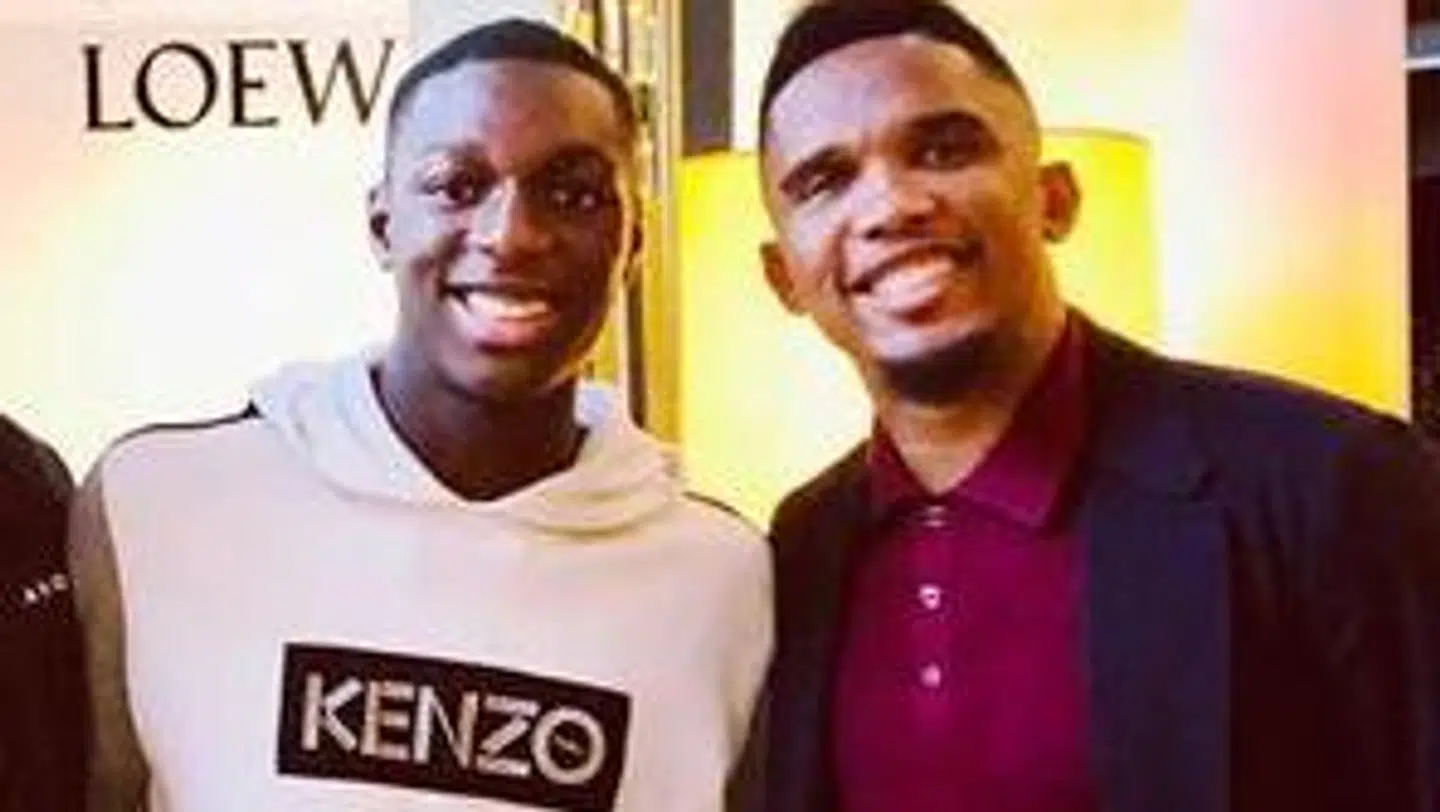 Mohamed Daramy mødte Samuel Eto'o onsdag aften.