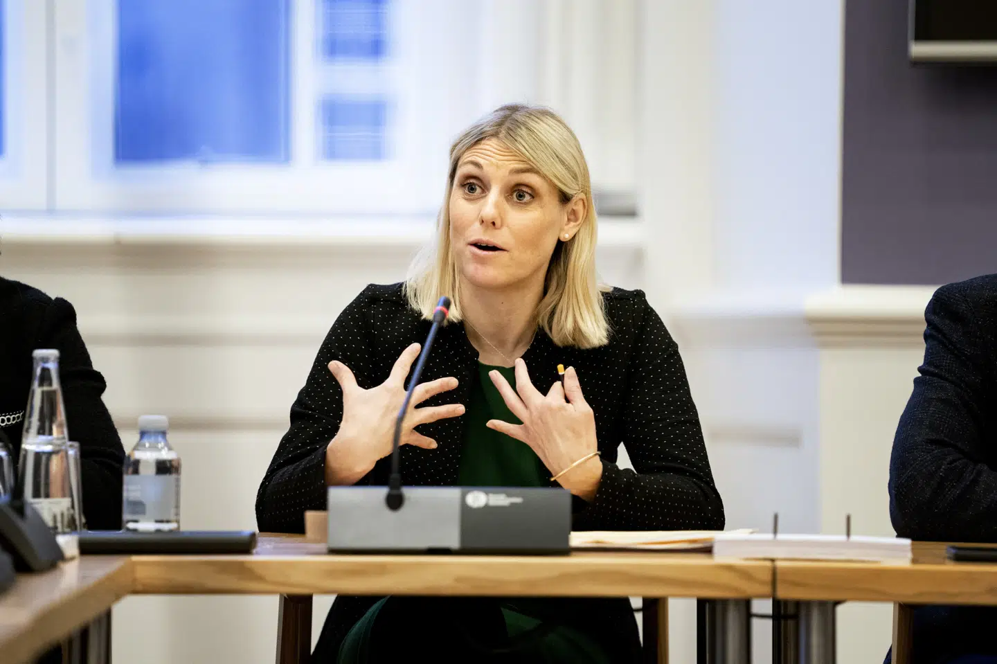 (ARKIV) Forsvarsminister Trine Bramsen (S) er kaldt i samråd om indkøbs- og regnskabsforholdene i Forsvarsministeriets Ejendomsstyrelse på Christiansborg, torsdag den 12. december 2019. Efter en svindelsag i 2013 lovede revisionschef, at der blev strammet på Forsvarets økonomistyring. I dag martrer en lignende svindelsag Forsvarsministeriet. Det skriver Ritzau, fredag den 13. december 2019.. (Foto: Ida Guldbæk Arentsen/Ritzau Scanpix) Ida Guldbæk Arentsen/Ritzau Scanpix