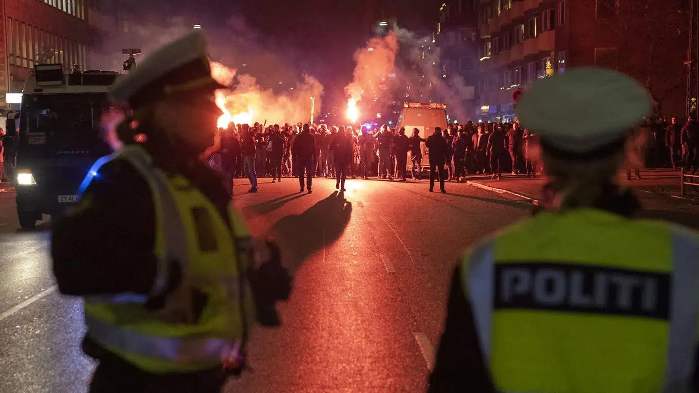 Uroligheder i forbindelse med kampen mellem FC København og Malmø IF.