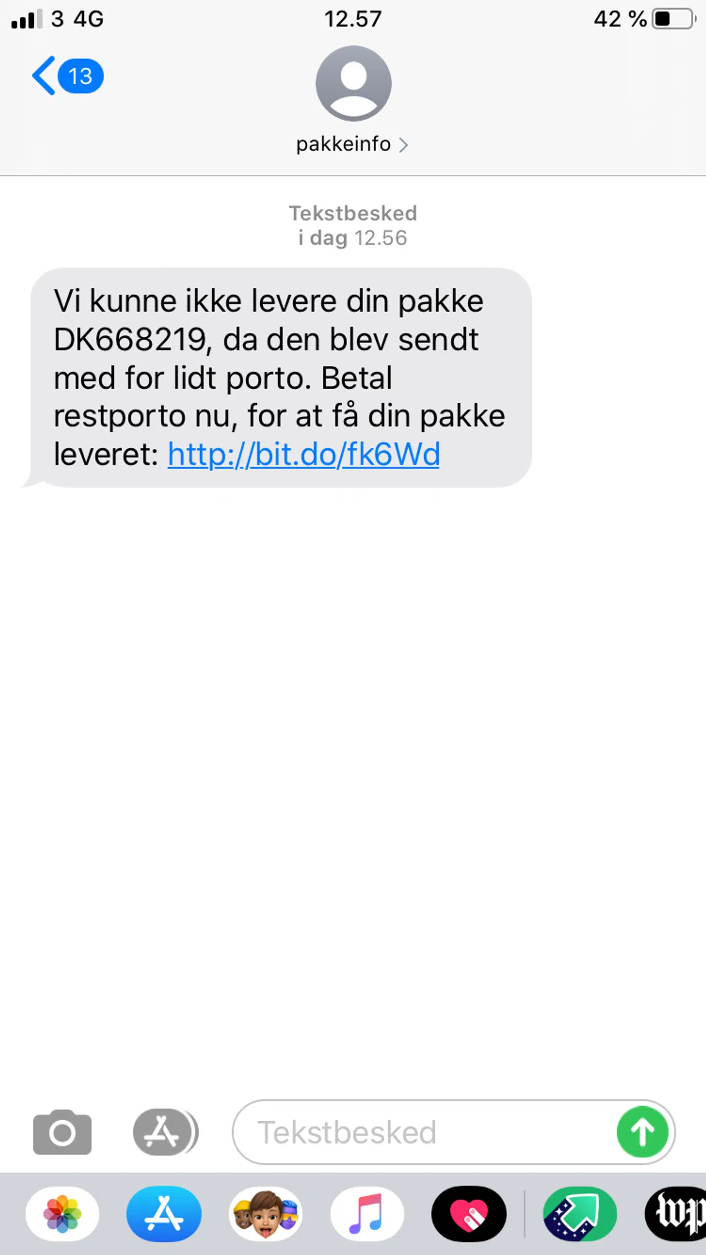 Denne sms har allerede nu rippet adskillige danskere.