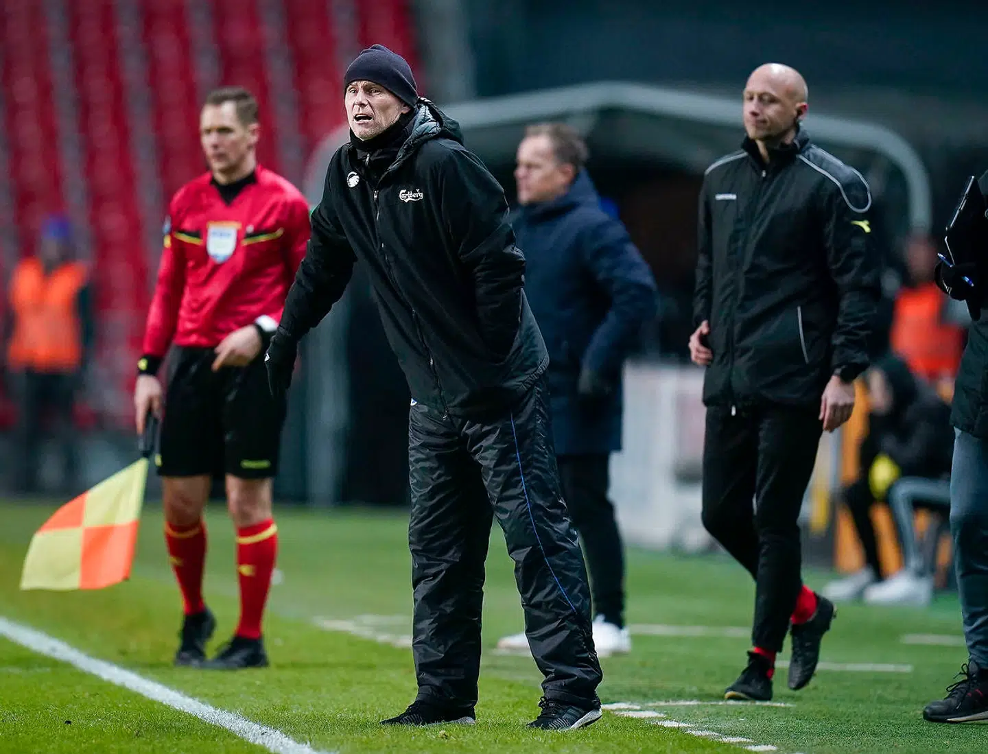 Ståle Solbakken under kampen mod OB