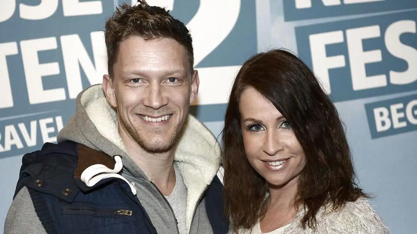 Arkivfoto. Michael Olesen med Joan Divine.