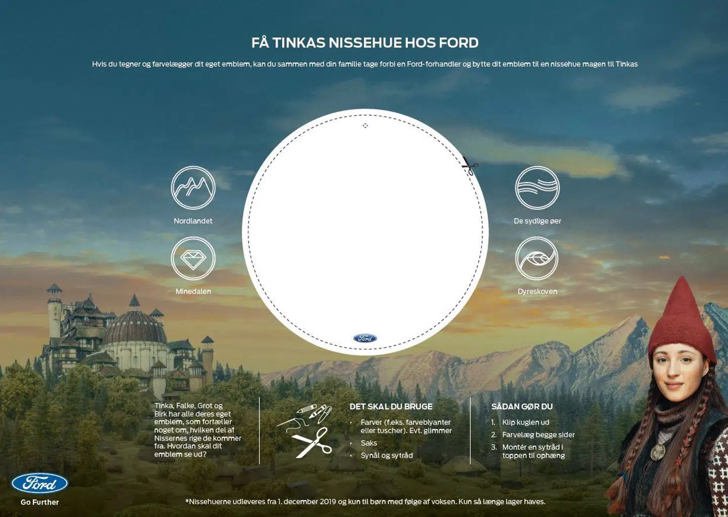 Tinka-indstik til julekalenderen.