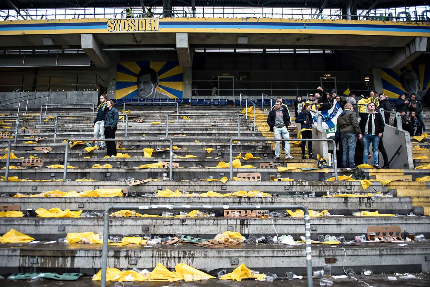 Sydsiden efter en Brøndby-kamp i 2017.