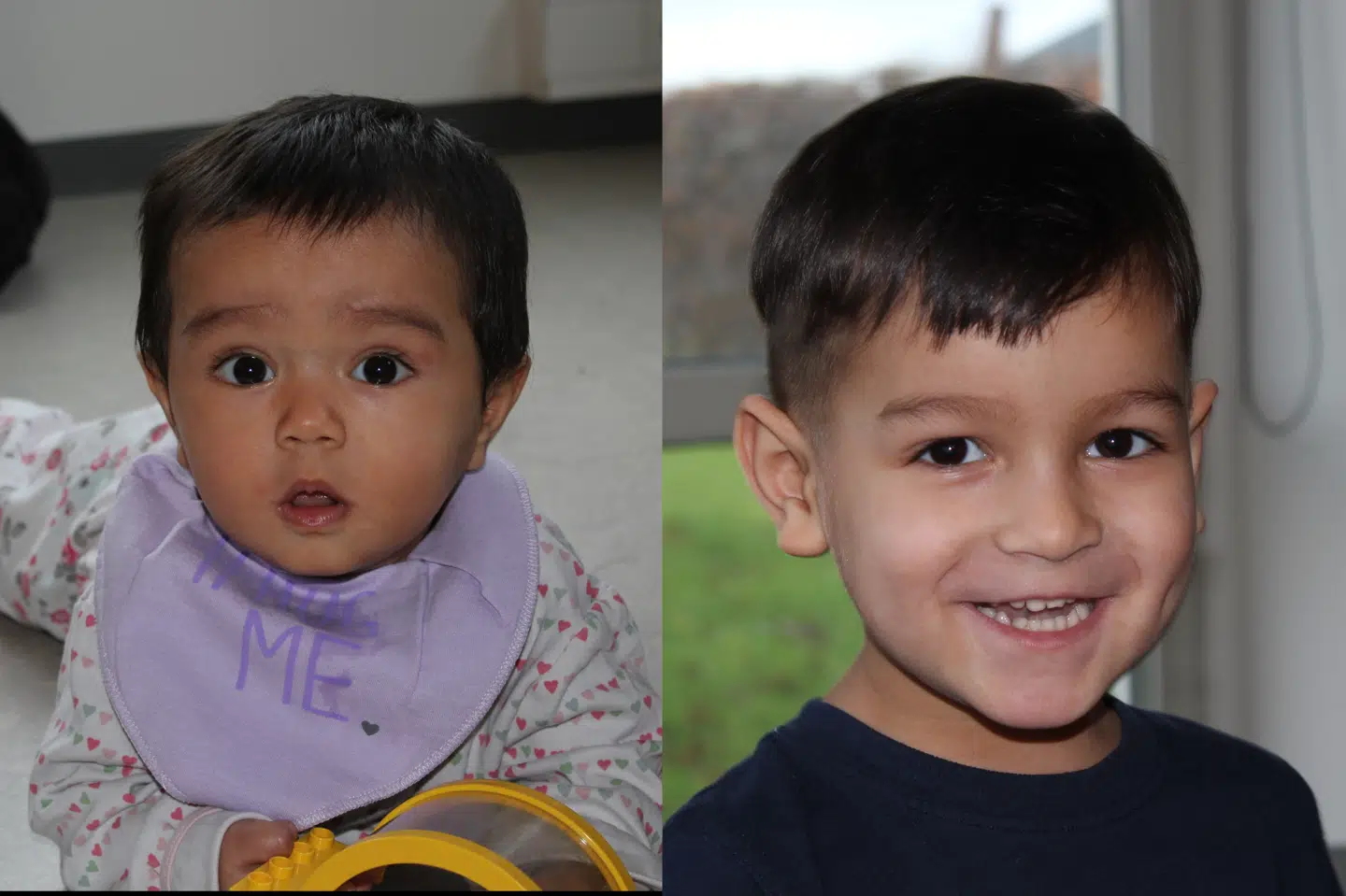 To børn blev lørdag efterladt alene midt i Aarhus. Siden har Østjyllands Politi forsøgt at identificere dem. Søndag eftermiddag er billeder af pigen og drengen blevet offentliggjort. østjyllands Politi/Ritzau Scanpix