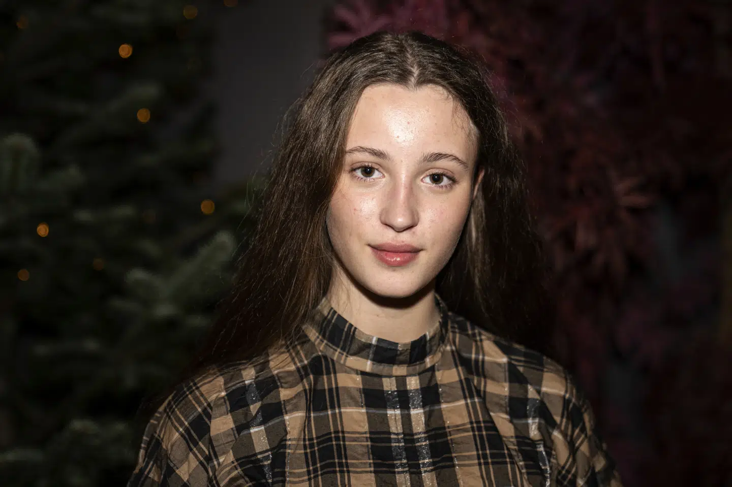 Josephine Chavarria Højbjerg minder meget om Tinka, som hun spiller i TV2's julekalender. Ida Guldbæk Arentsen/Ritzau Scanpix