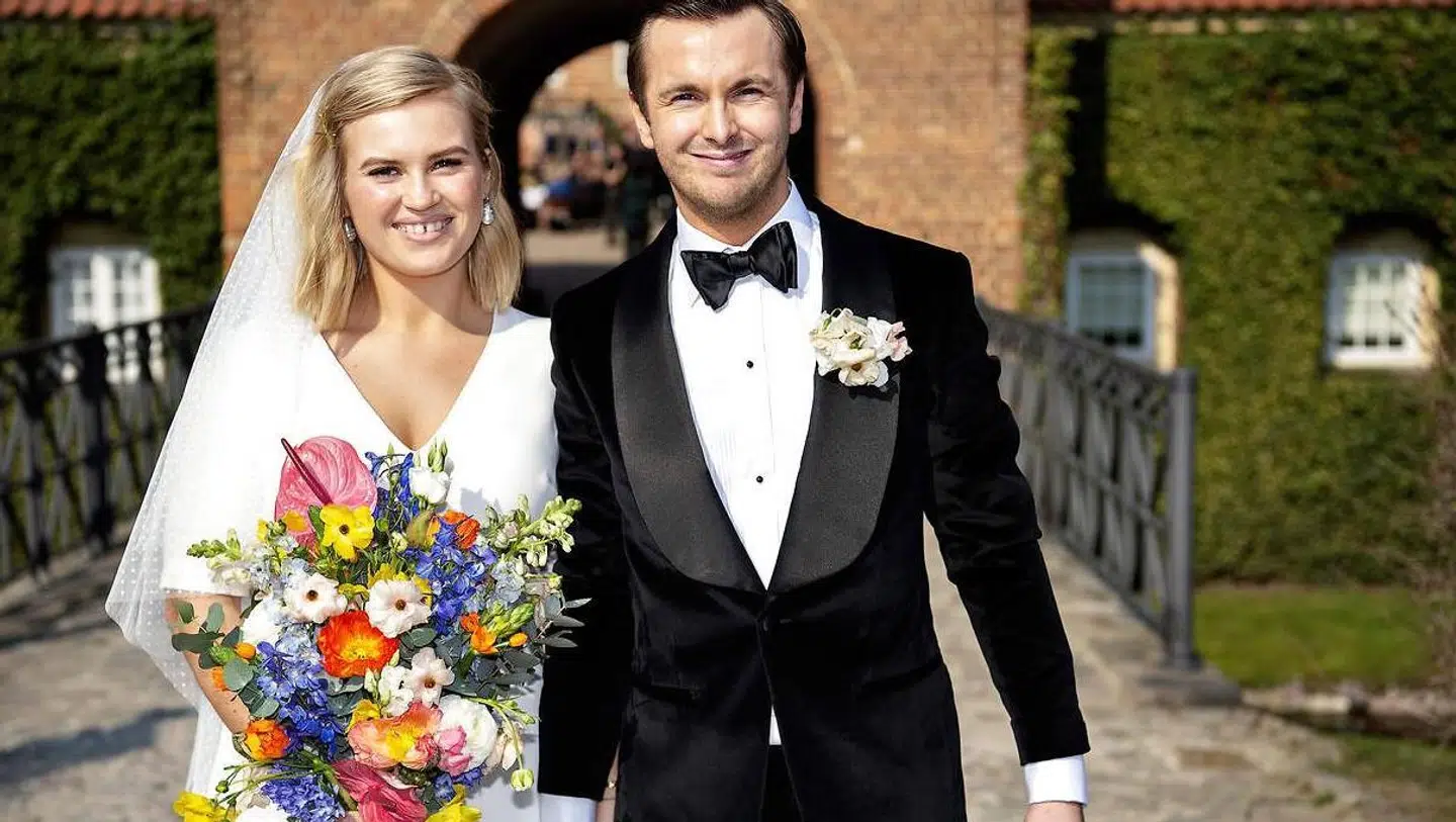 Rebecca Laudrup blev i starten af april gift med kæresten gennem flere år, Frederik Svejborg.