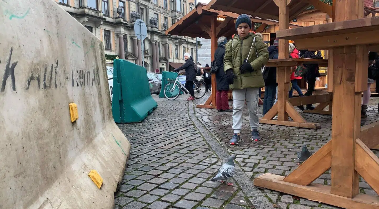 Terrorsikring på Kongens Nytorv.