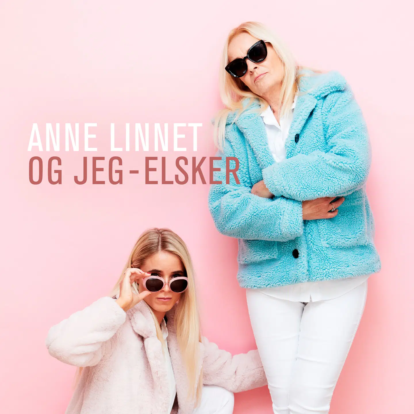 Coveret til 'Og jeg - elsker' viser både sangerinden Anne Linnet og hende, det hele handler om - hendes forlovede Kathrine Kjær.