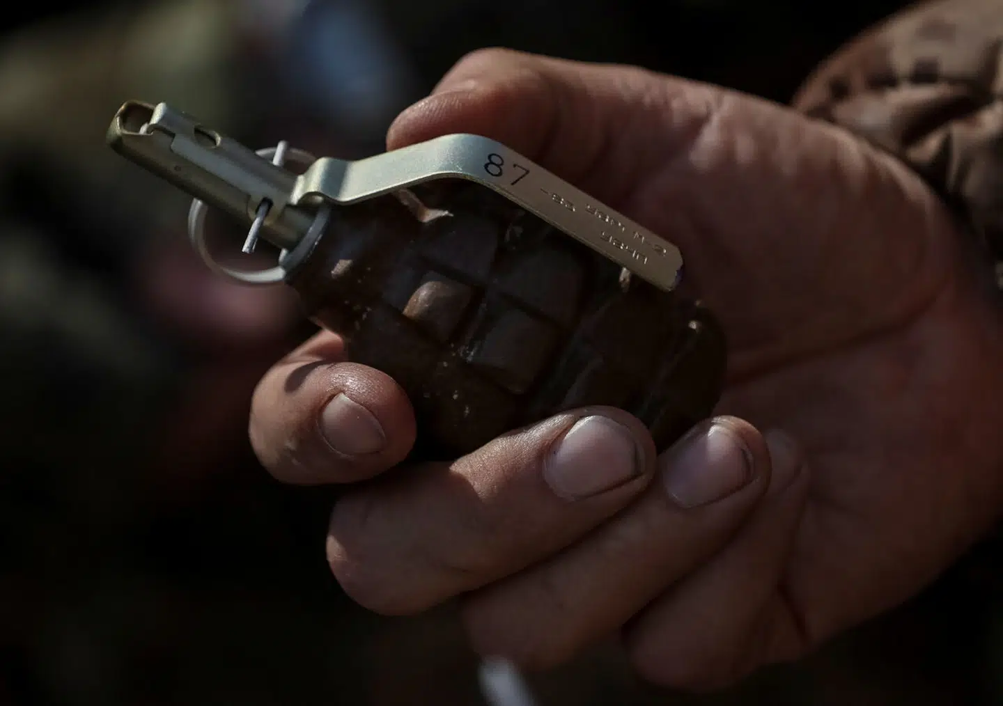 En håndgranat eksplodere, og det kostede en familiefar livet i Indiana, USA.