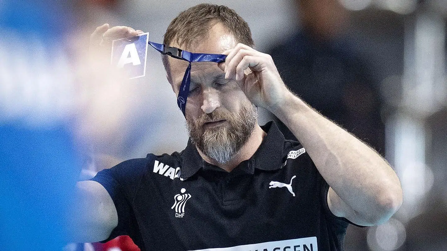Klavs Bruun og DHF-sportschef Morten Henriksen skal nu hjem og evaluerer slutrunden.