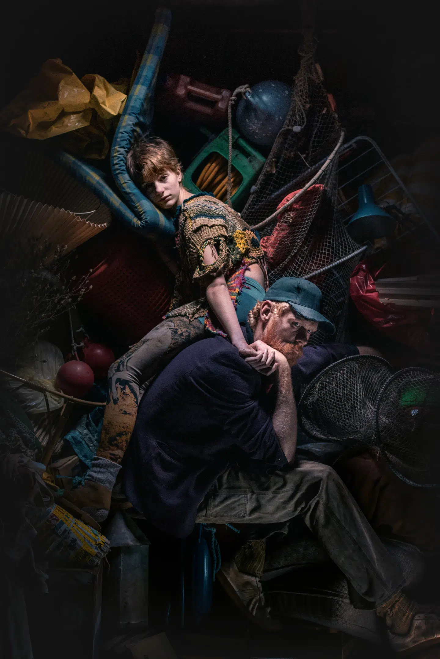 Peter Plaugborg og Vivelill Søgaard Holm spiller far og datter i »Harpiks«.