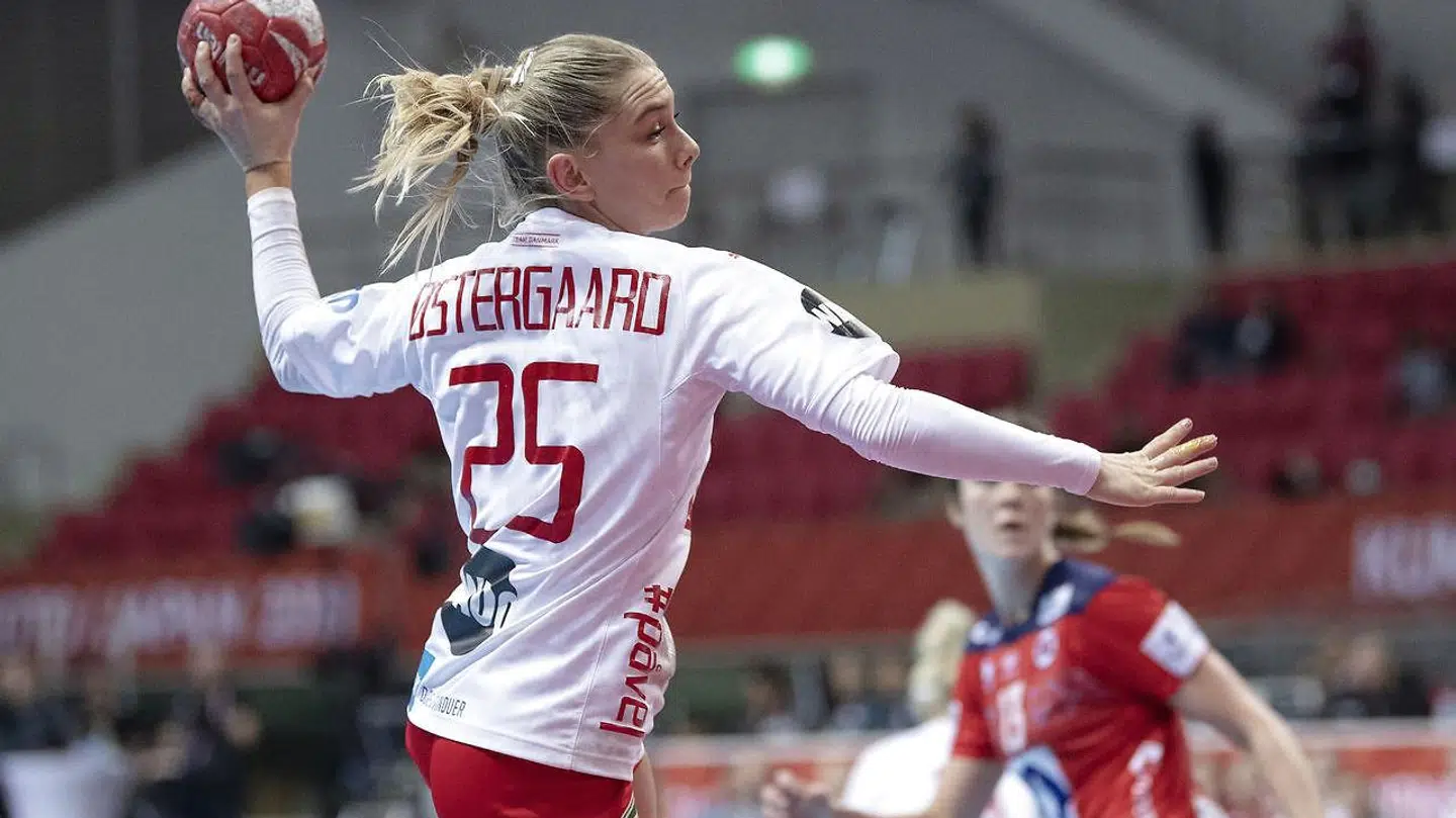 Trine Østergaard og resten af landsholdet havde problemer mod Norge.