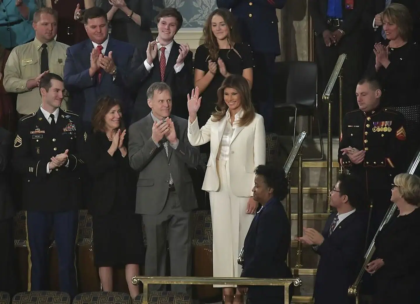 Melania sendte en klar besked til sin mand før State of the Union-talen i 30. januar 2018.