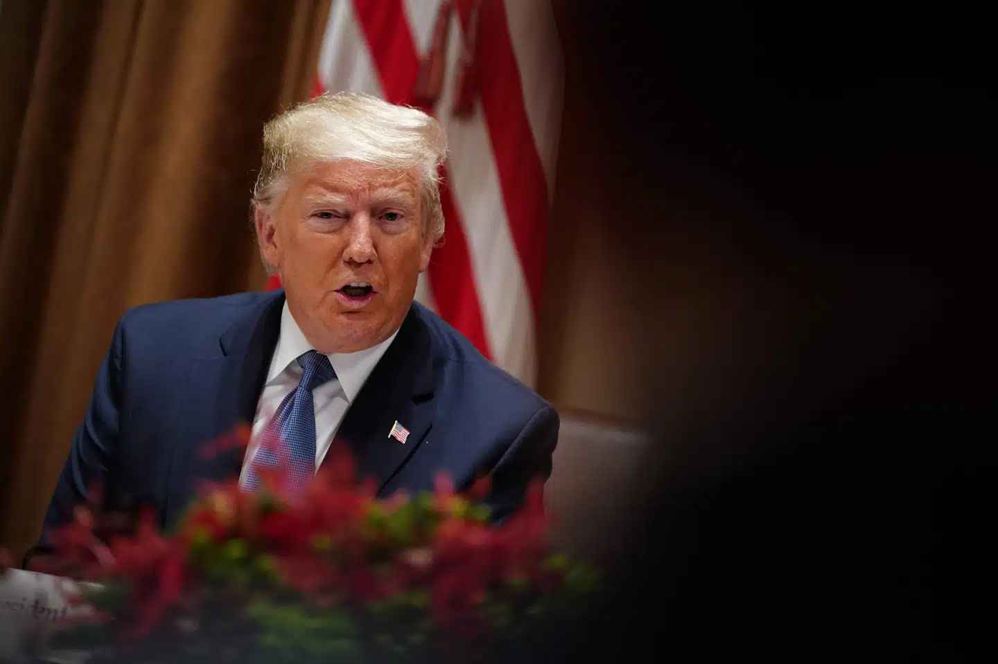 Donald Trump er tilbage i Det Hvide Hus efter Nato-topmødet i London. Men han taler stadig om Nato. Torsdag havde han i øvrigt FN-ambassadørerne fra FN's Sikkerhedsråd til frokost. Mandel Ngan/Ritzau Scanpix