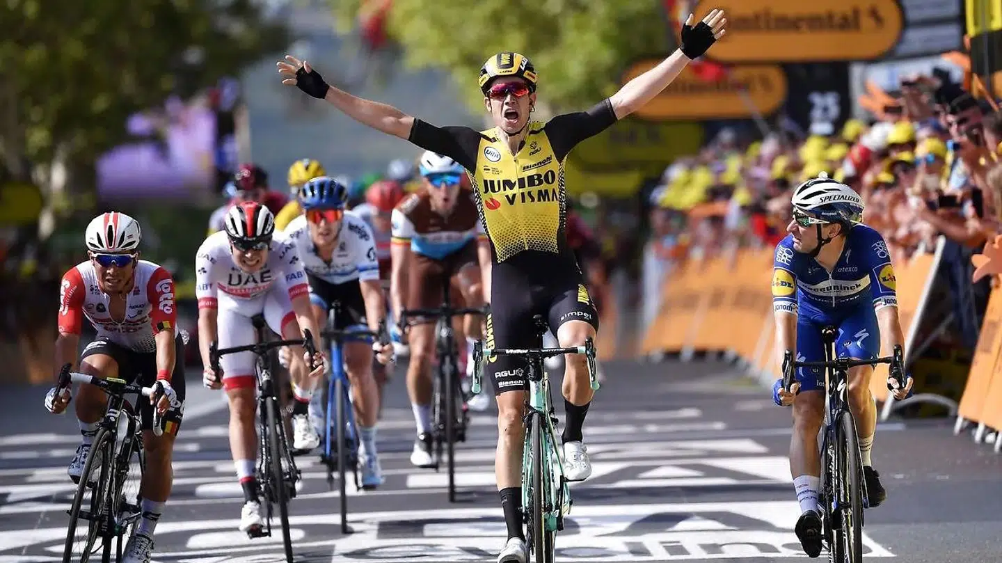 Wout van Aert vinder 10. etape af Tour de France i 2019.