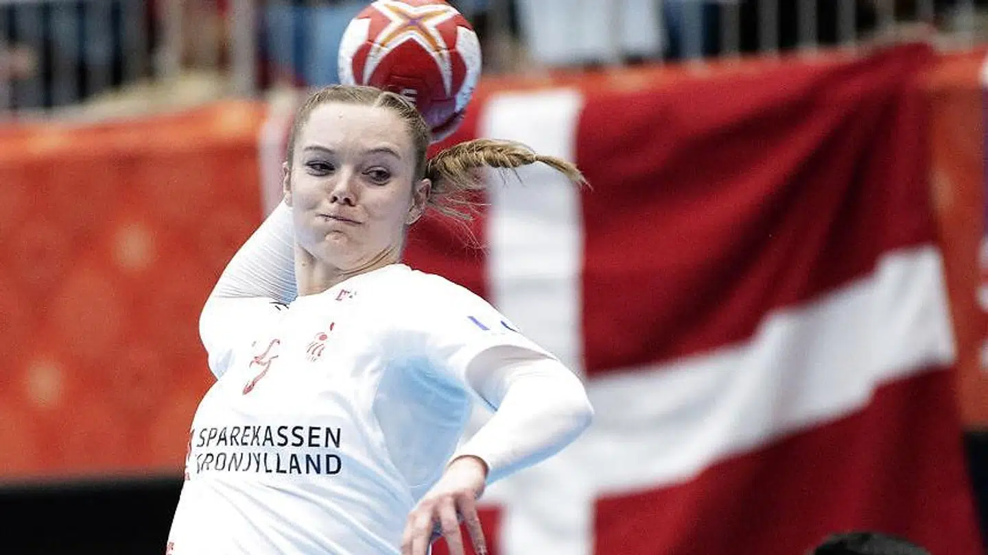 Anne Mette Hansen spillede sin bedste VM-kamp indtil videre mod Brasilien onsdag.