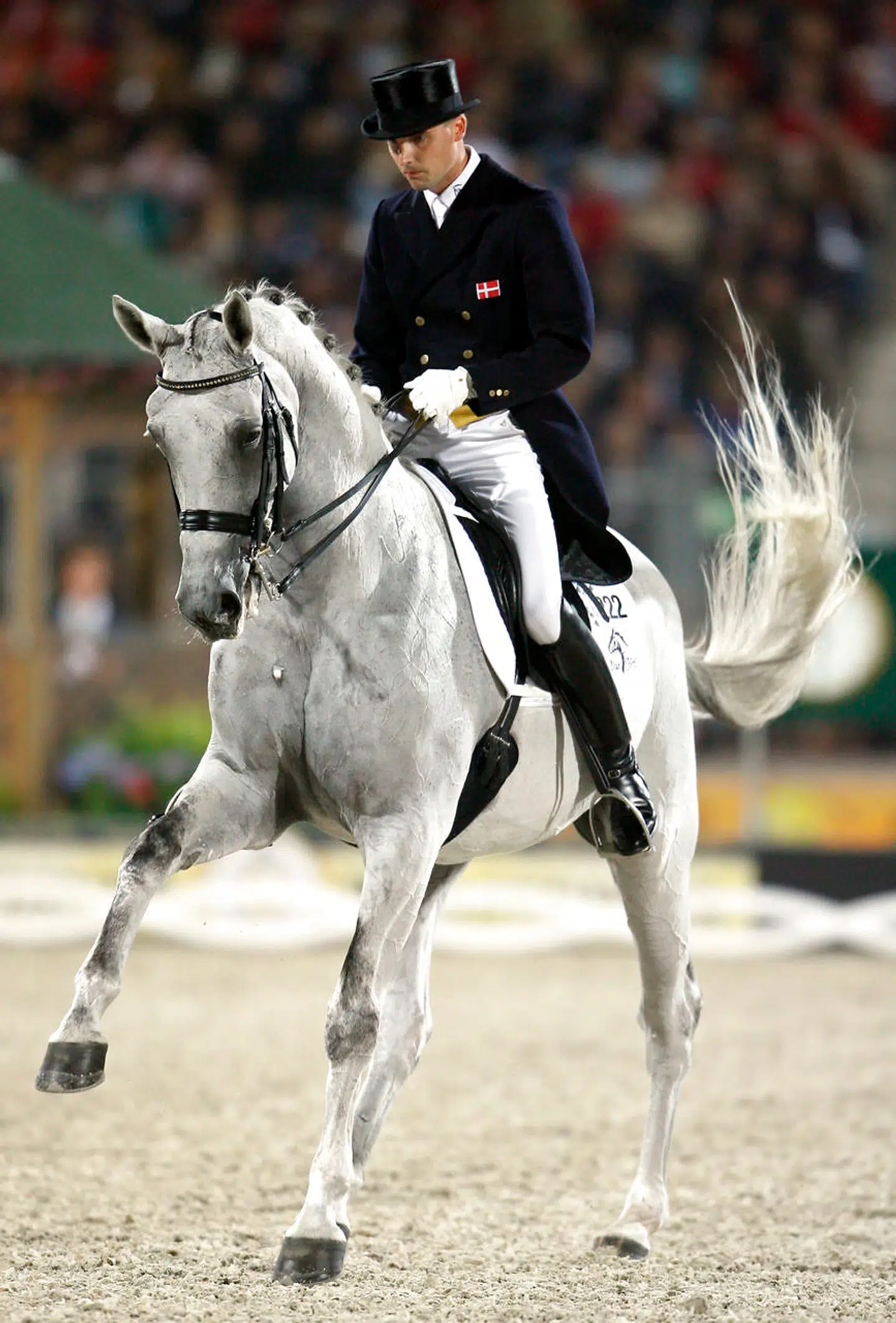 Andreas Helgstrand skrev sig ind i den internationale rideverden, da han blev nummer to ved VM i 2006 på den skimlede hoppe Blue Hors Matine, der var ejet af Kjeld Kirk Kristiansen.