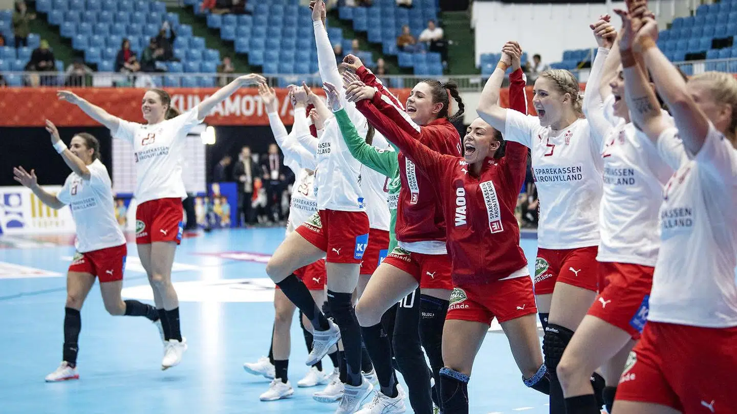 Det danske landshold slog onsdag Brasilien med 24-18.