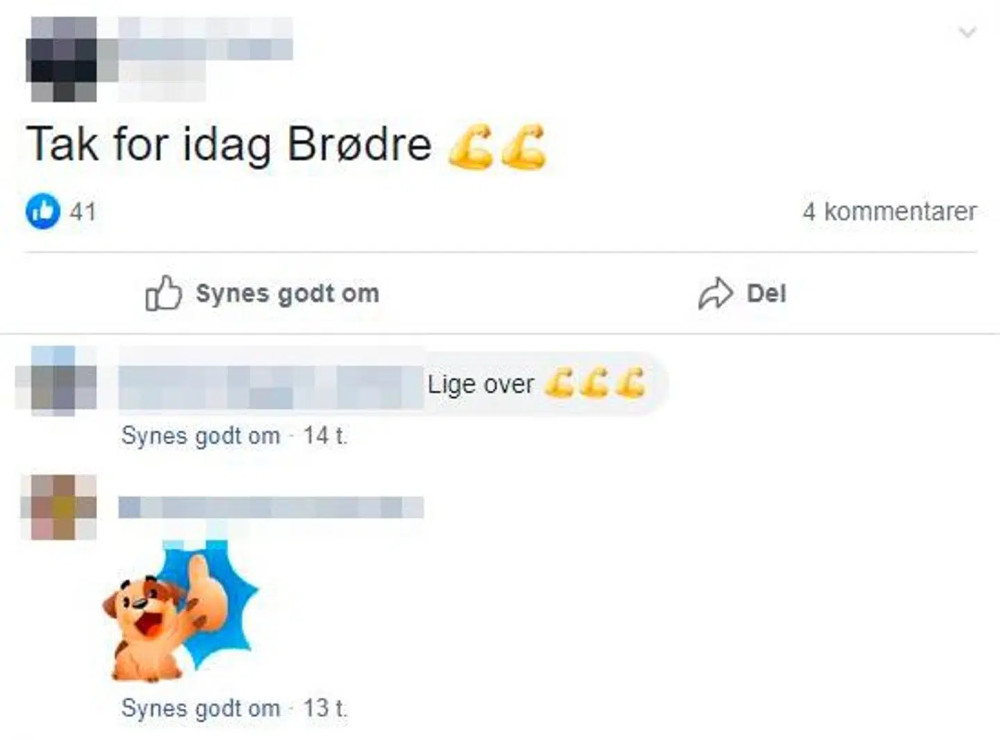 Der findes mange tilkendegivelser af mandagens hærværk.