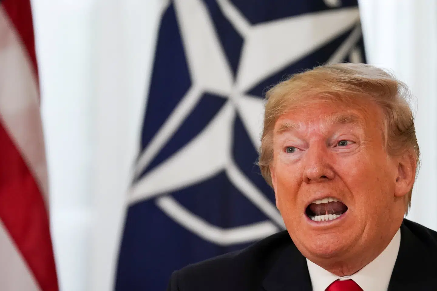 Vi forstærker vores indsats (med overvågning i Arktis), og det ved jeg, at amerikanerne er glade for, siger statsminister Mette Frederiksen (S) ved Nato-topmøde i London. Kevin Lamarque/Reuters