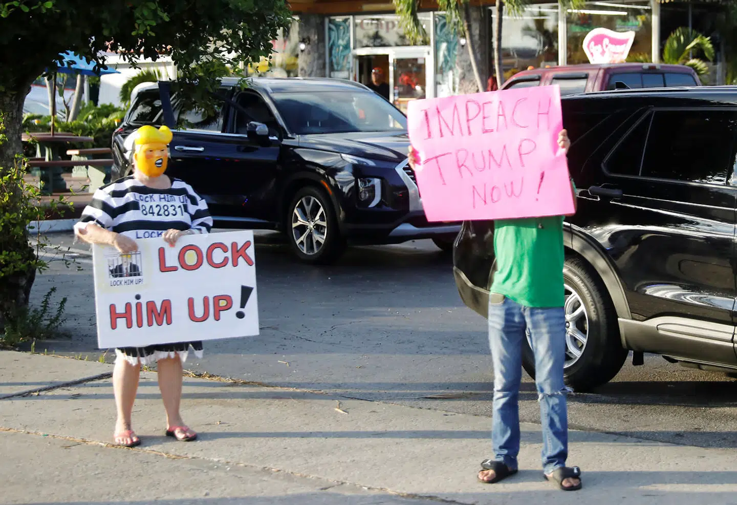 Demonstration imod Donald Trump.