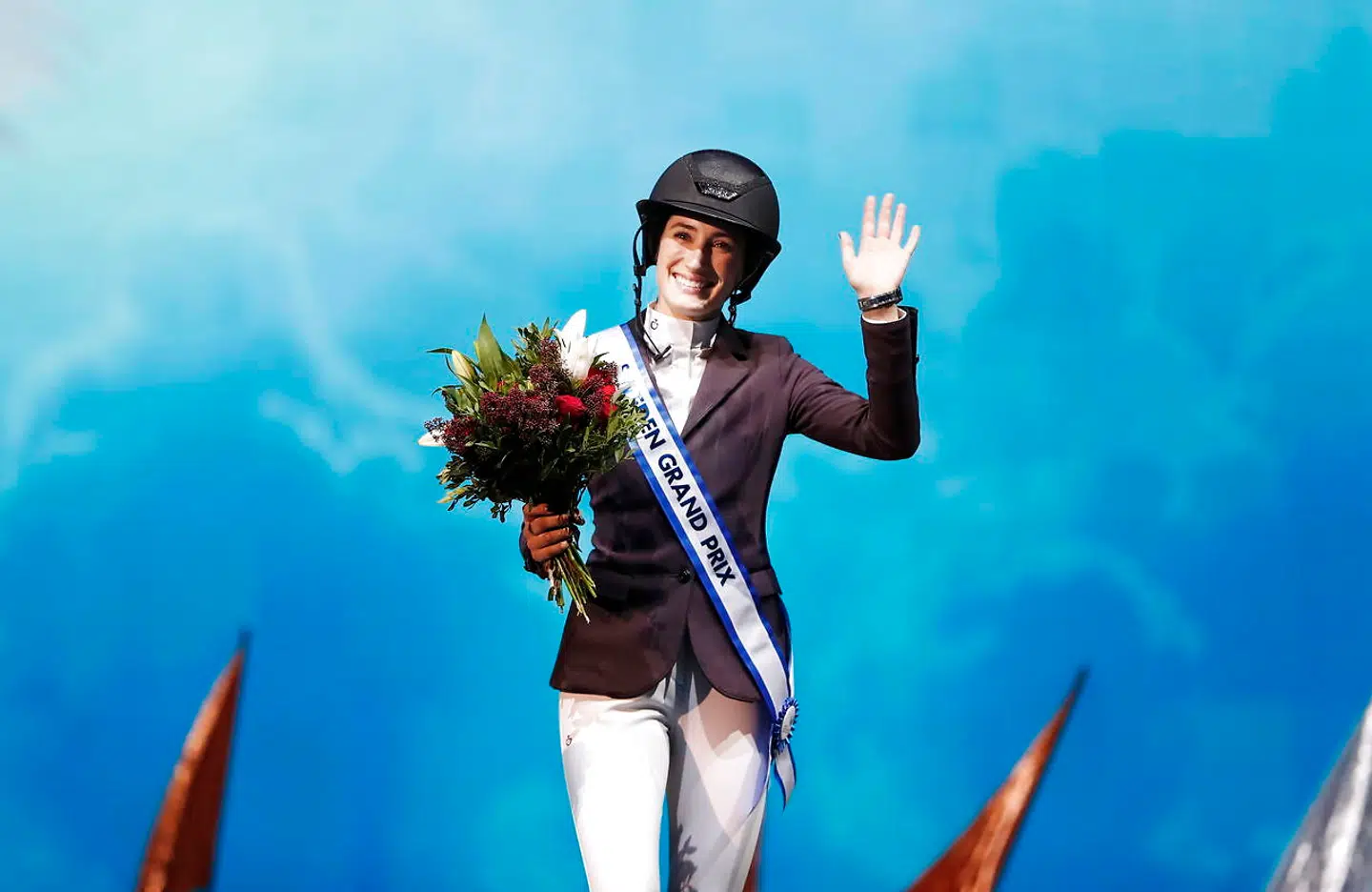En glad vinder i Stockholm, Jessica Springsteen.