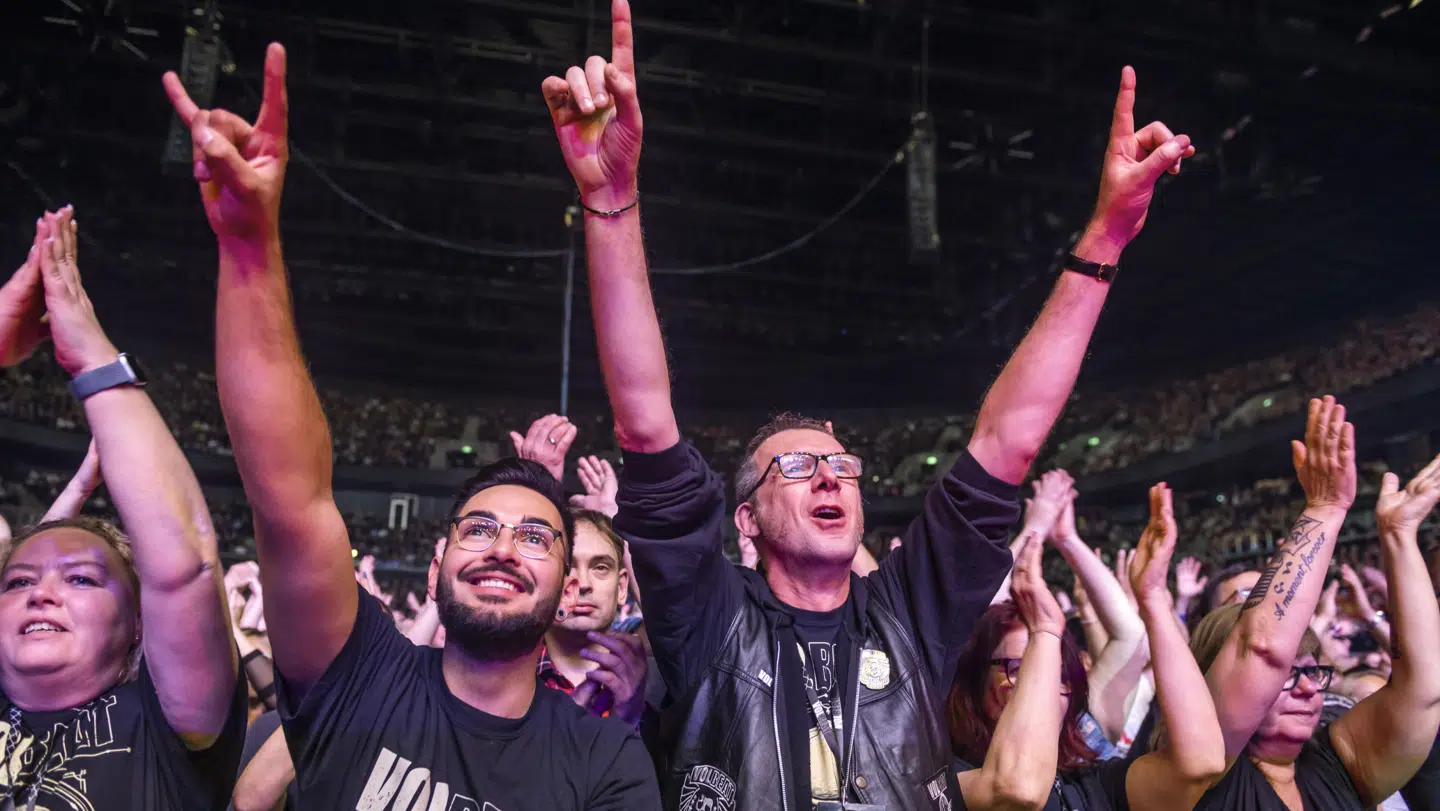 Volbeat spillede for et udsolgt Royal Arena søndag aften.