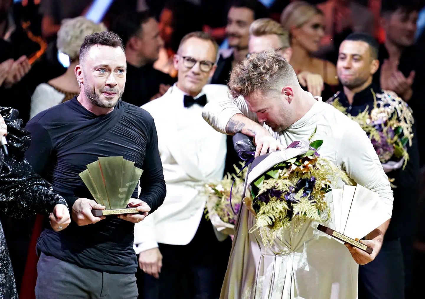 Jakob Fauerby og Silas Holst vinder finalen i "Vild med dans" i Forum Horsens, fredag den 28. november 2019.. (Foto: Henning Bagger/Ritzau Scanpix)